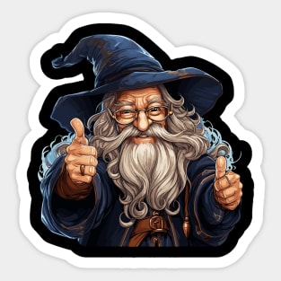 Cool Wizard 2 Sticker